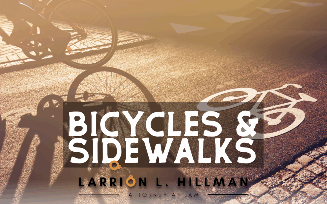 Bicycles and Sidewalks